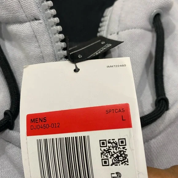 Nike Air Black and Gray Hoodie - Picture 4 of 4